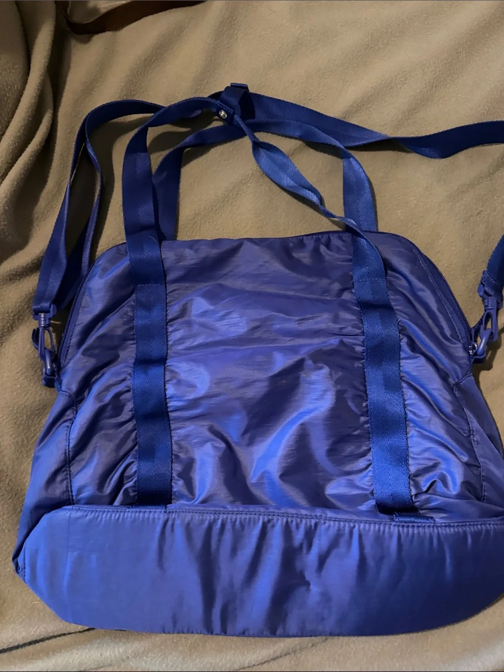 Under Armour Royal Blue Duffel Tote with Adjustable Strap